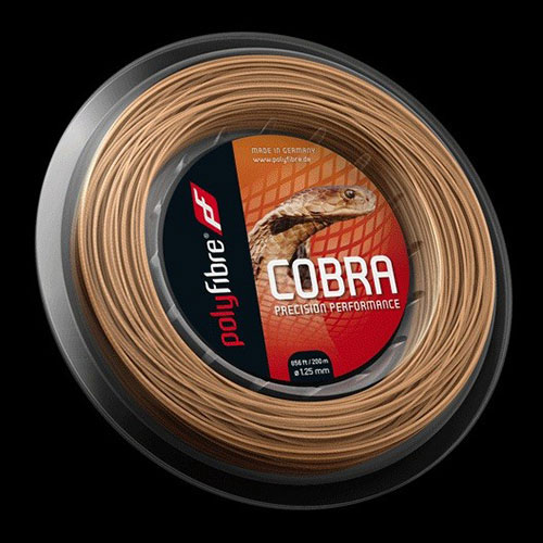 Tenisový výplet Polyfibre Cobra - role 200m